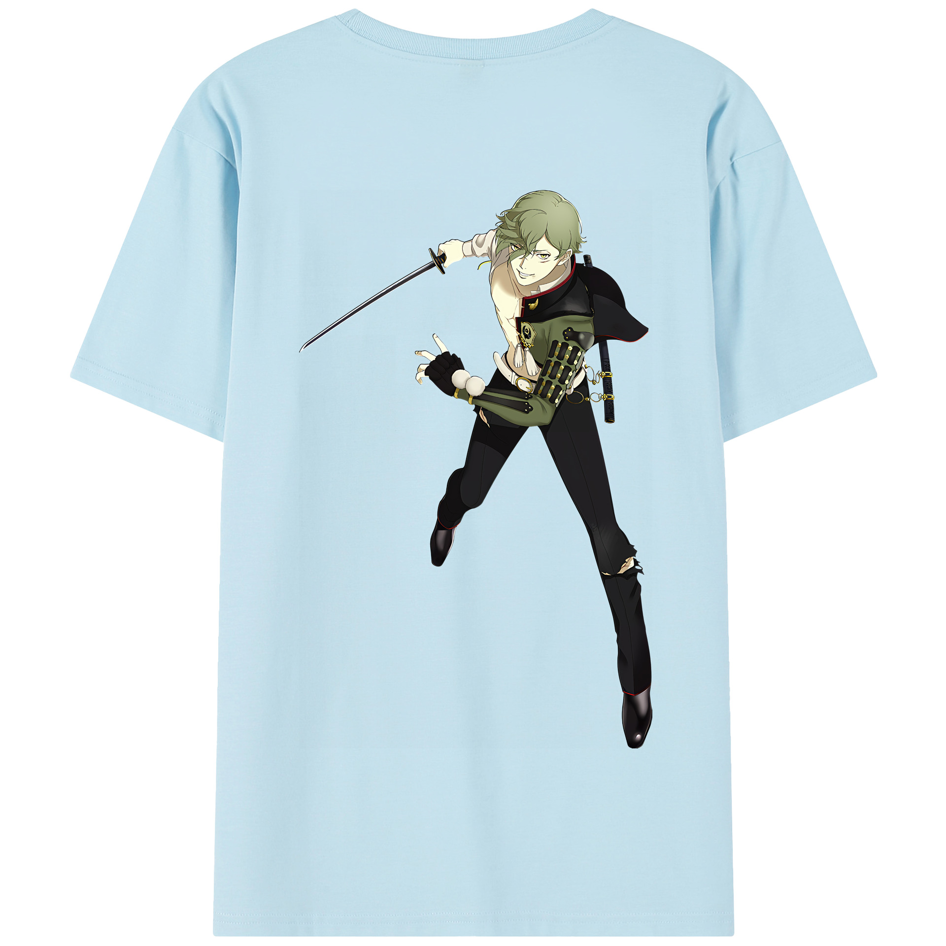 （画像用） 刀剣乱舞 Touken Ranbu 綿100％半袖Tシャツ（背面プリント）